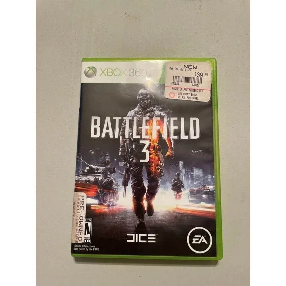 Xbox360 Battlefield 3 video game
